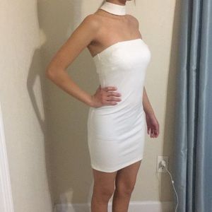 B. Darlin White Evening Dress Size 3/4